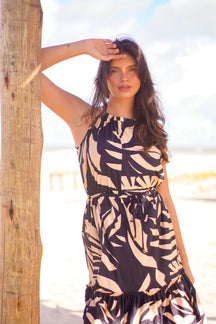 Saída Vestido Barrado UV