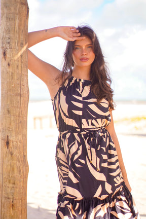 Saída Vestido Barrado UV