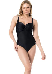 Conjunto Meia Taça Sustentação com Calcinha Larga Drapeada